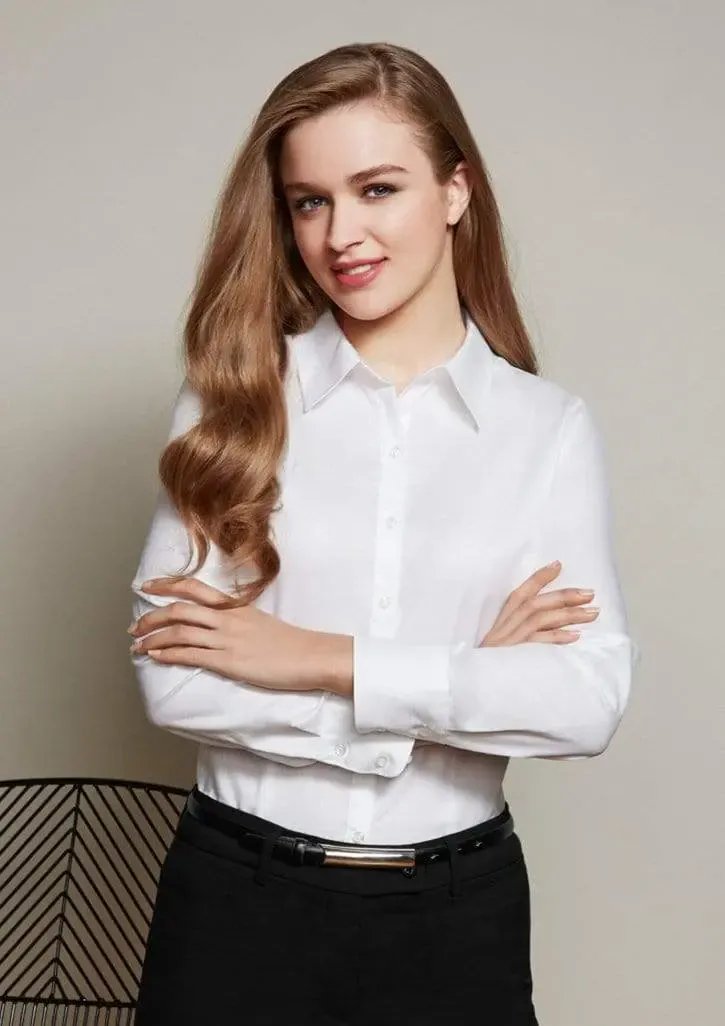 Biz Collection Women’s Luxe Long Sleeve Shirt S118ll